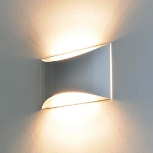 Oluce Kelly LED cu de perete lumină în sus/jos, Alb, Camera de zi / sufragerie, Metal, Modern