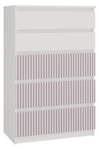 Drohmo MIX M5 ARTEO comoda 70x109.5x40 cm, alb-roz