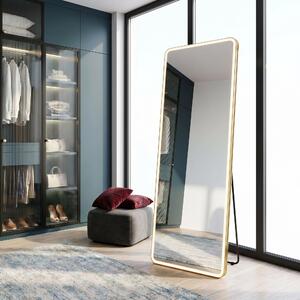 Oglindă LED Classico 60x170cm Brush Gold
