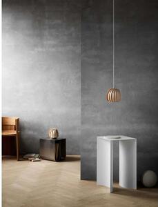 Tom Rossau Lampă suspendată ST906 Mini, mesteacăn, 17 cm, lemn, E27, reglabil, Lemn, Camera de zi / sufragerie, Lemn, Scandinavă