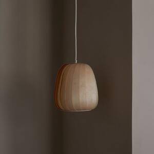 Tom Rossau Lampă suspendată ST906, mesteacăn, 27 cm, lemn, E27, reglabil, Lemn, Camera de zi / sufragerie, Lemn, Scandinavă