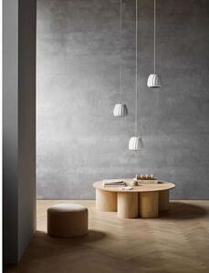 Tom Rossau Lampă suspendată ST906 Mini, albă, 17 cm, hârtie, E27, reglabil, Alb, Camera de zi / sufragerie, Hârtie / Carton, Scandinavă