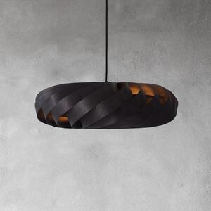 Tom Rossau TR5 Lustră Pendul Ø60 Birch Black - Rossau, reglabil, Negru, Camera de zi / sufragerie, Lemn, Scandinavă