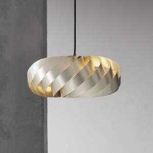 Tom Rossau Lampă suspendată TR5, Ø 40 cm, auriu, aluminiu, reglabil, Auriu / Alamă, Camera de zi / sufragerie, Aluminiu, Scandinavă