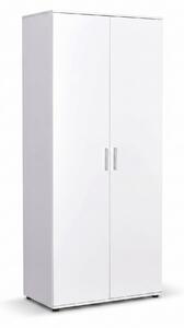 Dulap Haine Adore Trendline cu 2 usi si umeras, Alb - Stejar, 80x187x47 cm