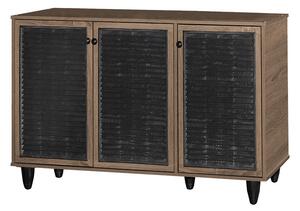 Dulap Pantofi Model Nathalia III, Stejar sonoma / Nuc, 105x35x66 cm