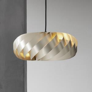 Tom Rossau Lampă suspendată TR5, Ø 60 cm, auriu, aluminiu, reglabil, Auriu / Alamă, Camera de zi / sufragerie, Aluminiu, Scandinavă