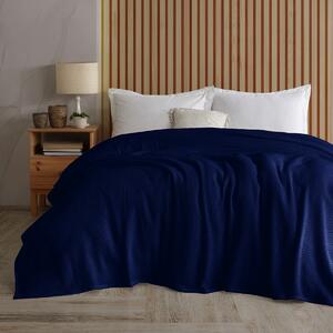 Cuvertură de pat 4Home Claire din bumbac, albastru, , 220 x 240 cm