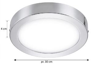 Plafonieră LED RGBW dimabilă pentru baie Eglo 33667 FUEVA-C 21W/230V d. 30cm