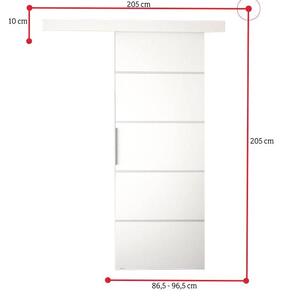 Ușă glisantă MARTI III, 96,5x205, alb