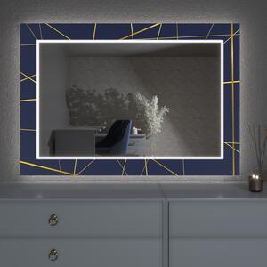 Oglindă LED cu decor D3