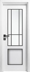 Usa interior Alba HDF cu toc reglabil din MDF PAL - Colectia STENOIR Alb 7.8