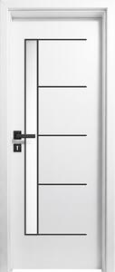 Usa interior Alba HDF cu toc reglabil din MDF PAL - Colectia STENOIR Alb 7.5