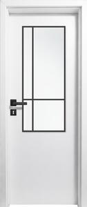 Usa interior Alba HDF cu toc reglabil din MDF PAL - Colectia STENOIR Alb 7.9