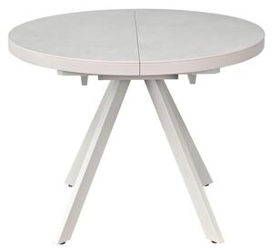 Masa extensibila LIBRA, grej cu efect de piatra travertin, ceramica/me