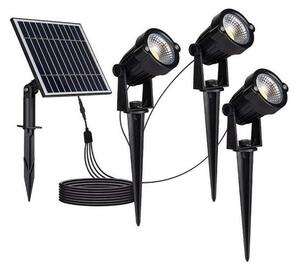 SET 3x lampă LED solară de exterior 3xLED/1,2W/3,7V IP65 3000K