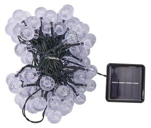Brilagi - Ghirlandă solară LED decorativă BUBBLE, 50 LED/8 moduri, 7 m, IP65, alb cald