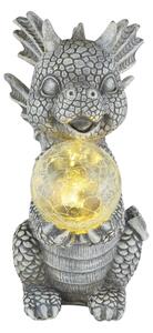 Globo 33888 - Decorațiune solară LED dragon, 0,02W, 3V, IP44