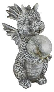 Globo 33888 - Decorațiune solară LED dragon, 0,02W, 3V, IP44