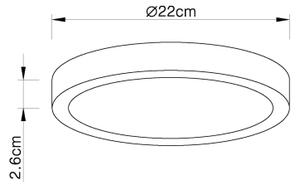 Globo 12364-30 - LED plafonieră dimabilă LED/28W/230V