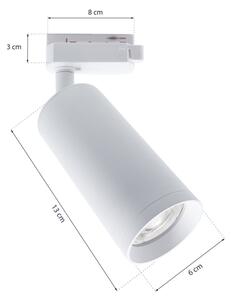 Spot în sistem pe șină MICA 3xGU10/25W/230V alb