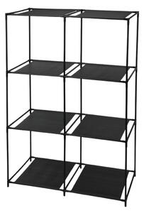 Raft metalic cu 8 polițe – organizator multifuncțional pentru baie, dormitor sau living, Storage Solutions