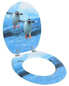 Capac WC, MDF, model pinguini