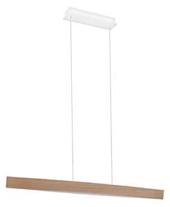 Eglo 93342 - Pendul FORNES LED/24W/230V, stejar