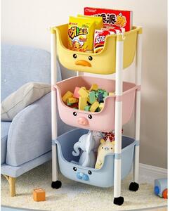 Organizator pentru jucarii, dulap depozitare pentru copii, model animalute, JollyMag, PO18KOL