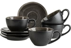 Mäser Set de cești de cafea cu farfurioare NiaraOrganic 4+4 buc