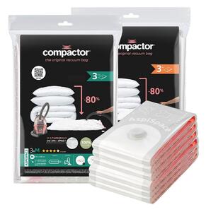 Compactor Set de pungi de depozitare în vidAspispace 6 buc, 3x M + 3x L
