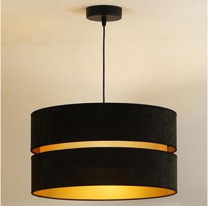 Lustră pe cablu Duolla DUO 1xE27/15W/230V d. 40 cm negru/auriu