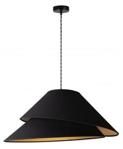 Lustră pe cablu Duolla COCO 1xE27/40W/230V d. 50 cm negru