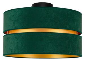 Plafonieră Duolla DUO 1xE27/40W/230V d. 40 cm verde/auriu