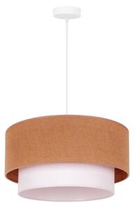 Lustră pe cablu Duolla BOHO 1xE27/40W/230V d. 45 cm bej/alb