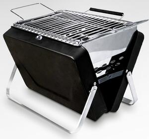 Gratar portabil in forma de servieta barbecue
