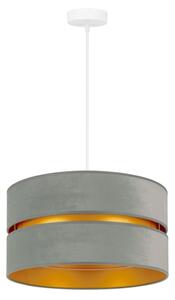 Lustră pe cablu Duolla DUO 1xE27/15W/230V d. 40 cm verde deschis/auriu