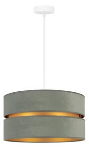 Lustră pe cablu Duolla DUO 1xE27/15W/230V d. 40 cm verde deschis/auriu