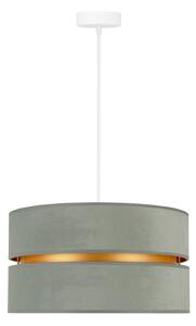 Lustră pe cablu Duolla DUO 1xE27/15W/230V d. 40 cm verde deschis/auriu