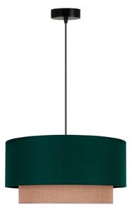 Lustră pe cablu Duolla BOHO 1xE27/15W/230V d. 45 cm verde/maro