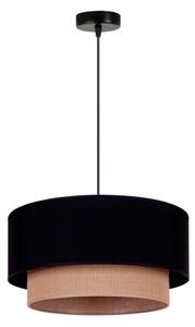 Lustră pe cablu Duolla BOHO 1xE27/15W/230V d. 45 cm negru/maro