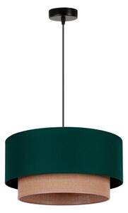 Lustră pe cablu Duolla BOHO 1xE27/15W/230V d. 45 cm verde/maro