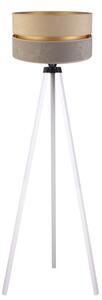 Lampadar Duolla DUO 1xE27/60W/230V d. 44 cm bej/gri/alb