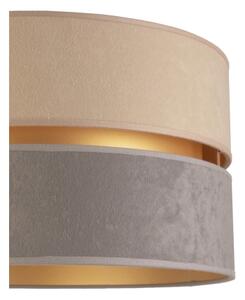 Lampadar Duolla DUO 1xE27/60W/230V d. 44 cm bej/gri/alb