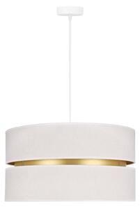 Lustră pe cablu Duolla DUO 1xE27/15W/230V d. 40 cm crem/auriu