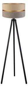 Lampadar Duolla DUO 1xE27/60W/230V d. 44 cm bej/gri/wenge