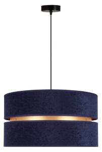 Lustră pe cablu Duolla DUO 1xE27/15W/230V d. 40 cm albastru/auriu