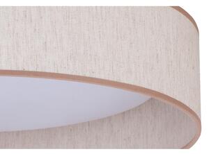 Plafonieră LED Duolla ROLLER LED/24W/230V d. 45 cm bej