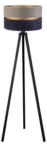 Lampadar Duolla DUO 1xE27/60W/230V d. 44 cm gri/albastru/wenge