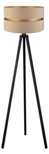 Lampadar Duolla DUO 1xE27/60W/230V d. 44 cm bej/wenge